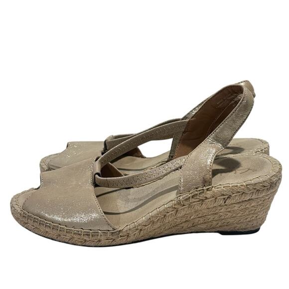 Clarks Artisan Gold Petrina Lulu Womens Casual espadrille wedge Sandals Size 7.5 - Picture 10 of 10